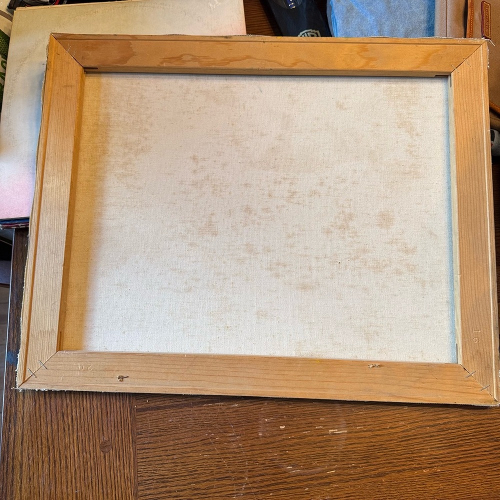 Red Barn Original Painting 14 Feathers 16x20 Canvas Art - Picture 9 of 9